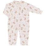 Macacão longo c/ zíper para bebê em algodão egípcio Ursa Provençal - Mini & Co.
