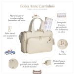 Bolsa Térmica para bebê Anne Carrinhos Marfim - Masterbag