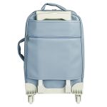 Mala com rodinhas + Bolsa Nina + Frasqueira Térmica Emy + Porta Carteira de Vacinação Carrinhos Azul – Masterbag
