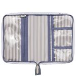 Mala com rodinhas + Bolsa Nina + Frasqueira Térmica Emy + Porta Carteira de Vacinação Carrinhos Azul – Masterbag