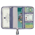 Mala com rodinhas + Bolsa Nina + Frasqueira Térmica Emy + Porta Carteira de Vacinação Carrinhos Azul – Masterbag