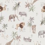 Manta para bebê em algodão egípcio Savana - Mini & Co.