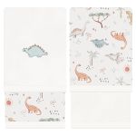 Kit com 2 toalhinhas de boca atoalhadas Dino - Mini & Co.