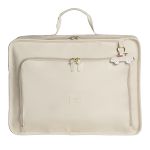 Mala Vintage + Bolsa Anne + Frasqueira Térmica Emy Carrinhos Marfim – Masterbag