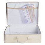 Mala Vintage + Bolsa Anne + Frasqueira Térmica Emy Carrinhos Marfim – Masterbag