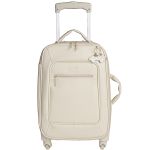Mala com rodinhas + Bolsa Anne + Bolsa Vicky + Porta Carteira de Vacinação Carrinhos Marfim - Masterbag