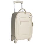 Mala com rodinhas + Bolsa Anne + Bolsa Vicky + Porta Carteira de Vacinação Carrinhos Marfim - Masterbag