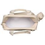 Mala com rodinhas + Bolsa Nina + Bolsa Térmica Vicky Borboletas Marfim – Masterbag
