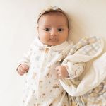 Macacão longo c/ golinha para bebê em algodão egípcio Fazendinha - Mini & Co.