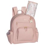 Mochila Maternidade Noah Borboletas Rosa - Masterbag