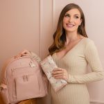 Mochila Maternidade Noah Borboletas Rosa - Masterbag