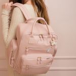 Mala Vintage + Mochila Urban Borboletas Rosa – Masterbag