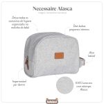 Necessaire para bebê Alasca Cinza - Masterbag