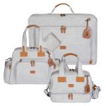 Mala Vintage + Bolsa Everyday + Bolsa Térmica Vicky Alasca Cinza – Masterbag