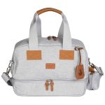 Mala com rodinhas + Bolsa Everyday + Bolsa Vicky + Porta Carteira de Vacinação Alasca Cinza - Masterbag