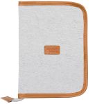 Mala com rodinhas + Bolsa Anne + Frasqueira Emy + Porta Carteira de Vacinação Alasca Cinza – Masterbag