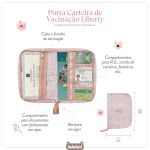 Porta Carteira de Vacinação de bebê Liberty - Masterbag