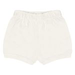 Shorts para bebê em algodão egípcio Marfim - Mini & Co.