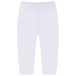 Calça (Mijão) para bebê em algodão egípcio Branco - Mini & Co.