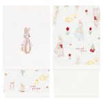 Kit com 2 toalhinhas de boca atoalhadas Rose Garden - Mini & Co.