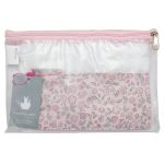Kit Amamentação: 1 Paninho de ombro + 1 Paninho de boca em fralda Liberty - Masterbag