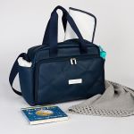 Mala Maternidade Mia + Bolsa Basic Marinho - Masterbag