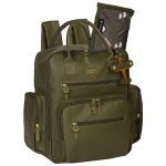 Mala com rodinhas + Mochila Urban Avião Oliva - Masterbag