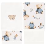 Kit com 2 toalhinhas de boca atoalhadas Urso Toy - Mini & Co.