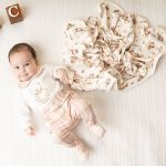 Manta para bebê em algodão egípcio Ursa Toy - Mini & Co.