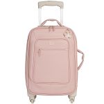 Mala com rodinhas + Bolsa Anne + Frasqueira Térmica Emy Borboletas Rosa - Masterbag