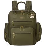 Mochila Maternidade Urban Borboletas Oliva - Masterbag