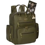Mochila Maternidade Urban Borboletas Oliva - Masterbag