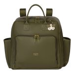 Mochila Maternidade Vintage Borboletas Oliva - Masterbag