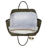 Mochila Maternidade Vintage Borboletas Oliva - Masterbag