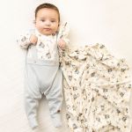 Manta para bebê em algodão egípcio Urso Toy - Mini & Co.