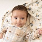 Manta para bebê em algodão egípcio Urso Toy - Mini & Co.