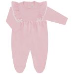 Macacão longo babadinhos para bebê em algodão egípcio Ursa Toy - Mini & Co.