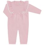Macacão longo babadinhos para bebê em algodão egípcio Ursa Toy - Mini & Co.