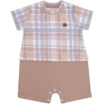Macacão curto para bebê em algodão egípcio Urso Toy - Mini & Co.