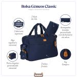 Bolsa Térmica para bebê Gêmeos Classic Marinho - Masterbag
