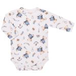 Body longo c/ Calça (Mijão) para bebê em algodão egípcio Urso Toy - Mini & Co.