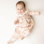 Macacão longo c/ golinha para bebê em algodão egípcio Xadrez Ursa Toy - Mini & Co.
