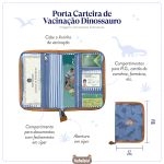 Porta Carteira de Vacinação de bebê Dinossauro - Masterbag