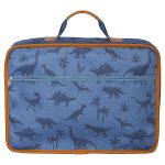 Mala Vintage + Bolsa Anne + Bolsa Térmica Vicky Dinossauro - Masterbag