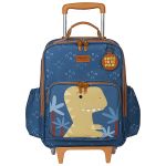 Mochila com rodinhas Kids Dinossauro - Masterbag Kids