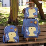Mochila com rodinhas Kids Dinossauro - Masterbag Kids