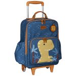 Mochila com rodinhas + Lancheira Térmica Kids Dinossauro - Masterbag Kids