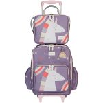 Mochila com rodinhas + Lancheira Térmica Kids Unicórnio - Masterbag Kids
