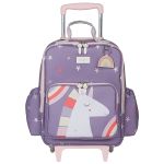 Mochila com rodinhas + Lancheira Térmica Kids Unicórnio - Masterbag Kids