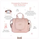 Frasqueira Térmica para bebê Emy Bailarina Lisa - Masterbag